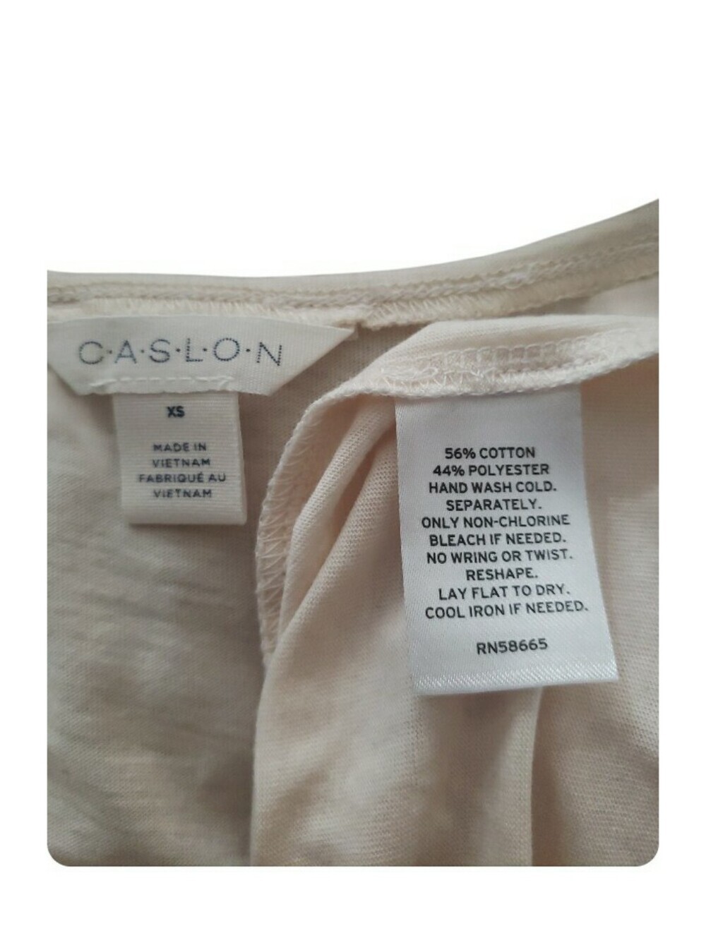 Caslon Rolled Burn Out Tee- XS - Picture 4 of 4